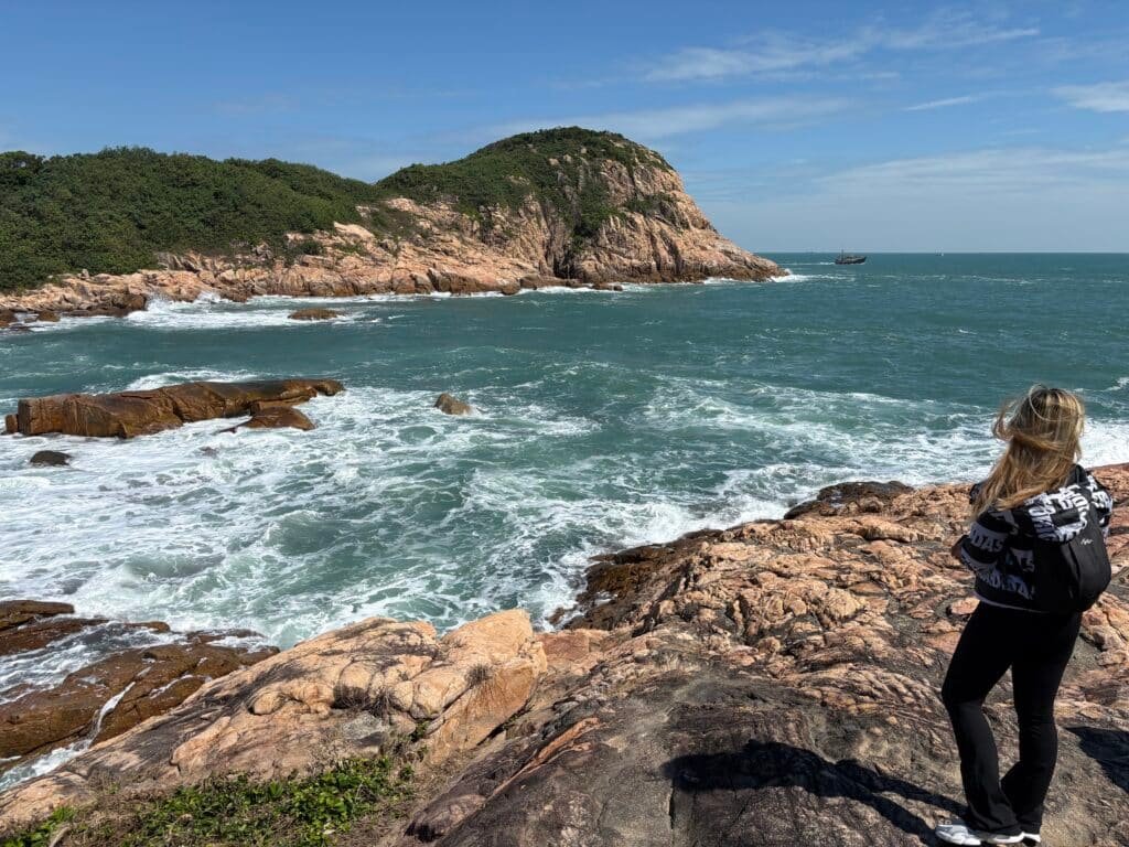 The Ultimate Shek O Hike rocky beach