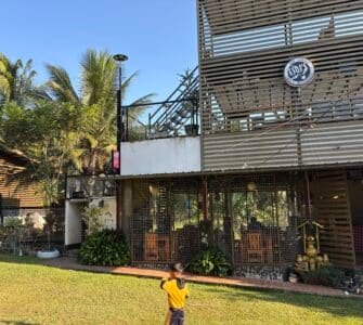 Front entrance and facade of Esoj Sky Garden Cafe and Restaurant in Catigan Toril Davao