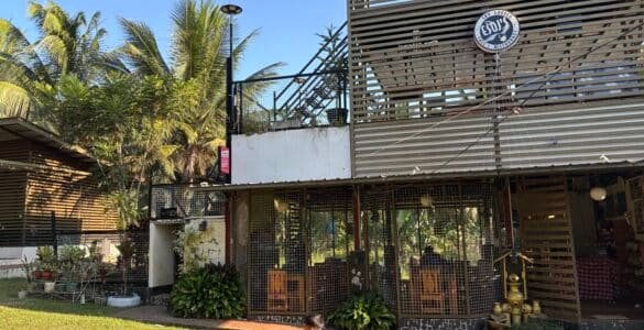 Front entrance and facade of Esoj Sky Garden Cafe and Restaurant in Catigan Toril Davao