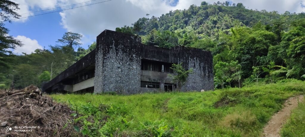 old abandoned structure of NDMC mining in Mawab Davao de Oro 