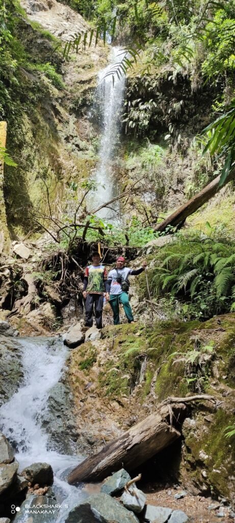 hikers in Tayaon falls Mawab Davao de Oro