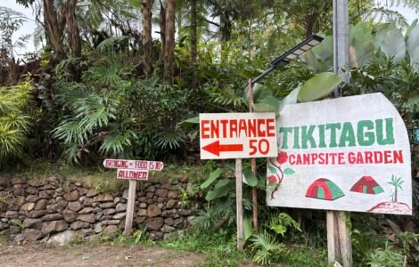 Tiki Tagu Tagurano Toril entrance signage visited by Manakaay ug Bukid