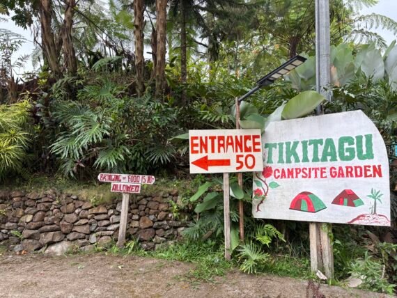 Tiki Tagu Tagurano Toril entrance signage visited by Manakaay ug Bukid