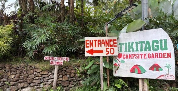 Tiki Tagu Tagurano Toril entrance signage visited by Manakaay ug Bukid