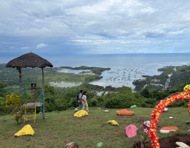 Lantawan Mountain Resort Sta Cruz Davao del Sur overlooking view.