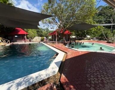 Toyozu hot spring resort nabunturan swimming pool. visited by Manakaay ug Bukid.