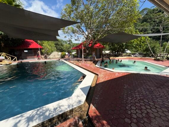 Toyozu hot spring resort nabunturan swimming pool. visited by Manakaay ug Bukid.