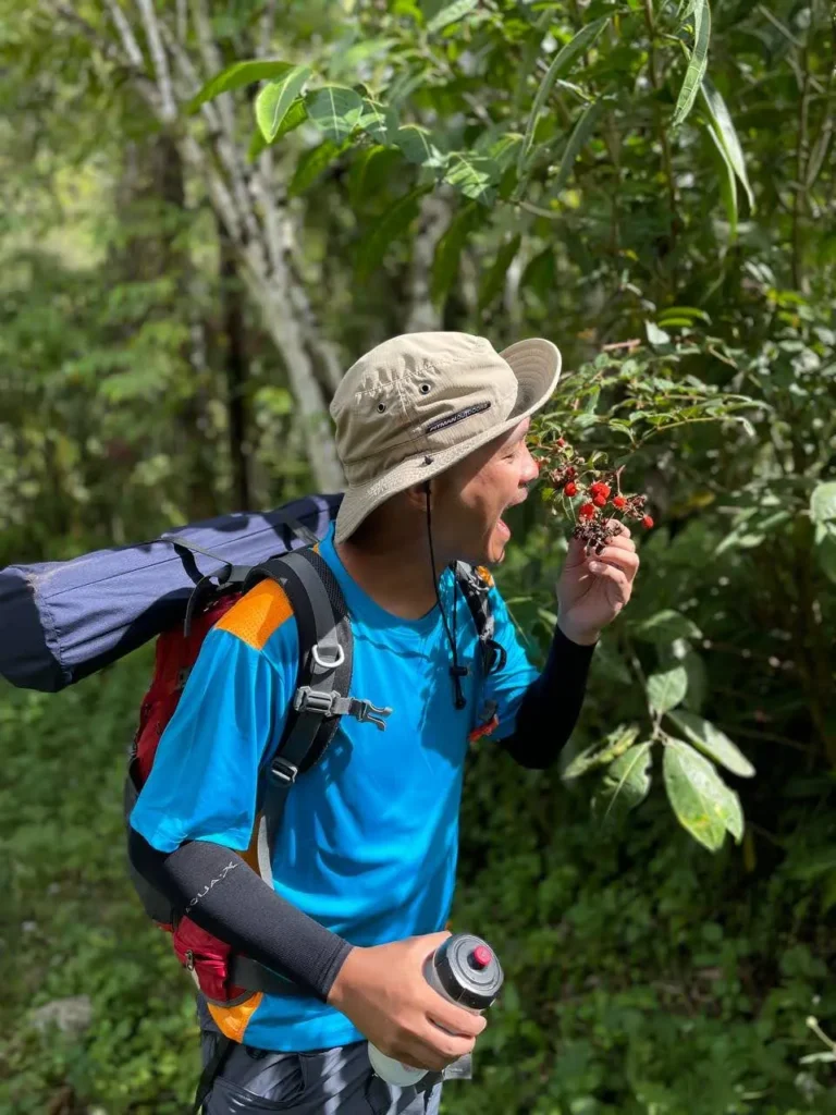 Lake Holon South Cotabato lush fruit and vegetation trail in salacafe trail.