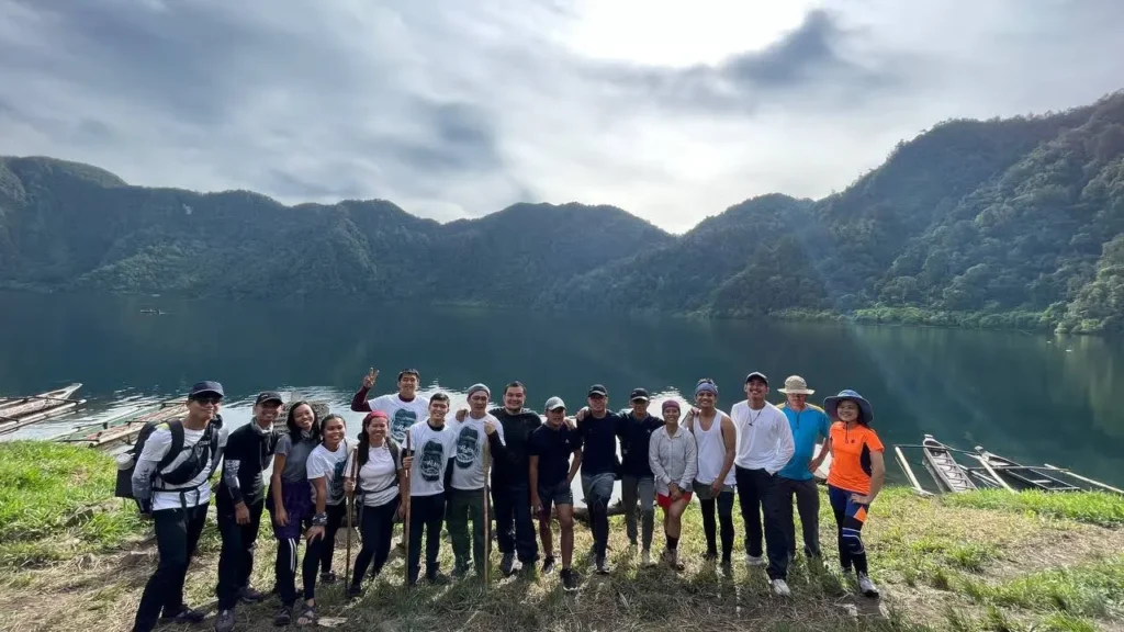 Lake Holon South Cotabato campsite and lake background.