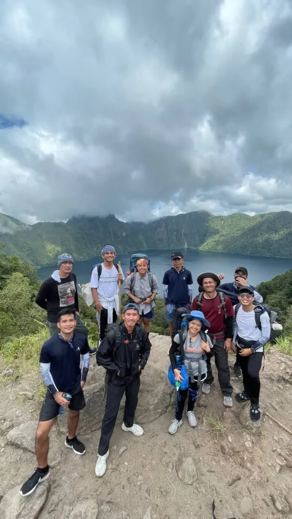Lake Holon South Cotabato Kule trail picture of crater.