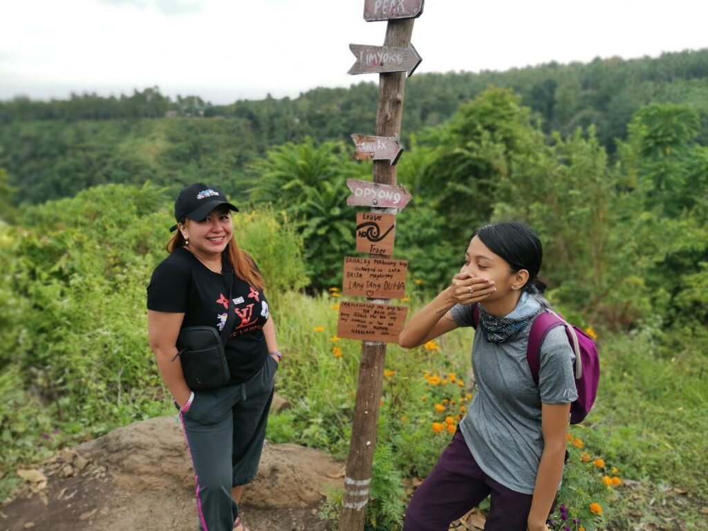 Summited the trail at Viper Peak, signage of peak achieved guided by Manakaay ug Bukid.