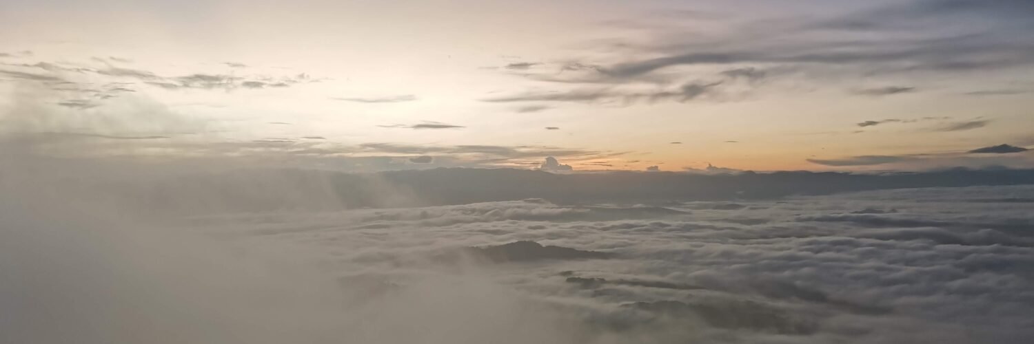 Mt. Alig Dagumbaan Bukidnon cotton balls sea of clouds. Visited by Manakaay ug Bukid.
