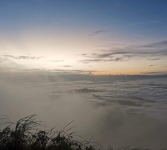 Mt. Alig Dagumbaan Bukidnon cotton balls sea of clouds. Visited by Manakaay ug Bukid.