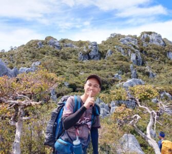 Mt Kampalili Maragusan Davao de Oro limestone peak. Visited by Manakaay ug Bukid.