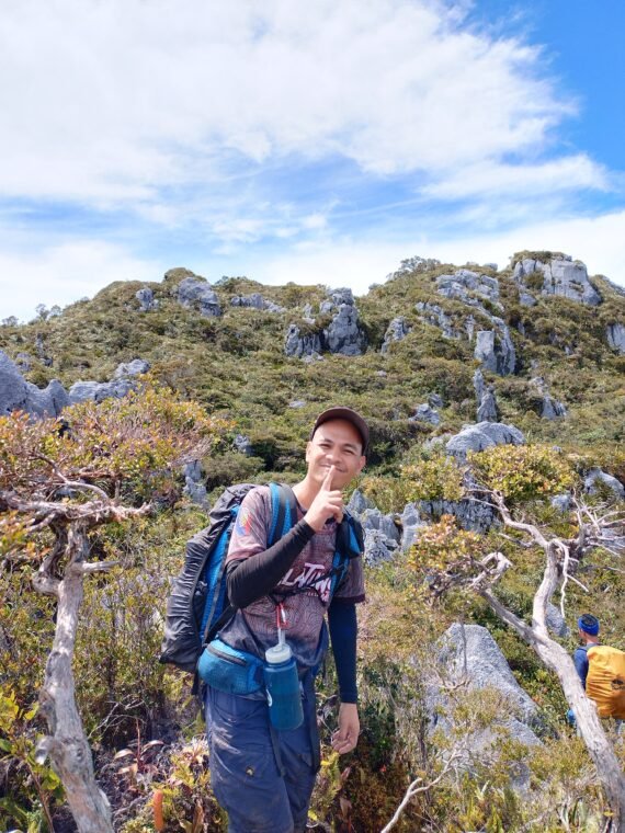 Mt Kampalili Maragusan Davao de Oro limestone peak. Visited by Manakaay ug Bukid.