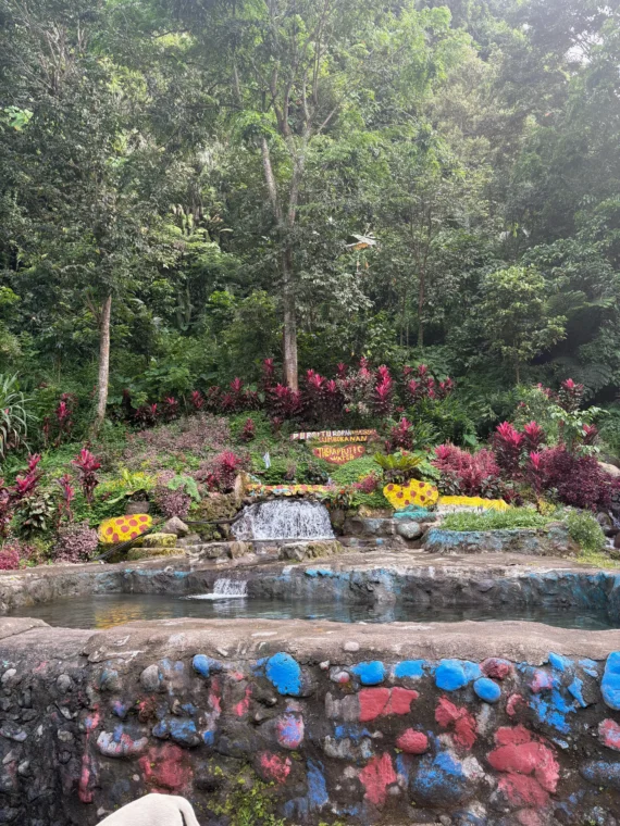 Sobsob Therapeutic Spring Resort Davao catching pool basin