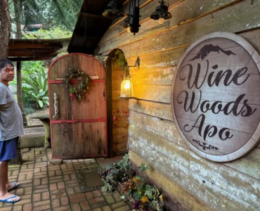 wine woods apo digos wine cellar entrance