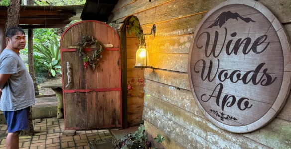 wine woods apo digos wine cellar entrance