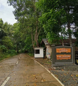 lake leonard mawab davao de oro registration booth and entrance