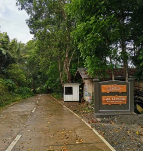 lake leonard mawab davao de oro registration booth and entrance