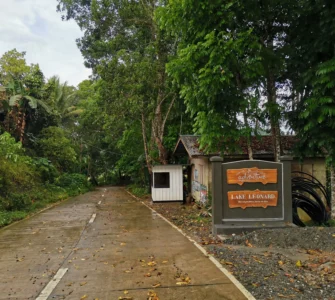 lake leonard mawab davao de oro registration booth and entrance