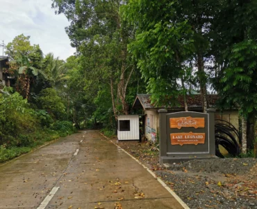 lake leonard mawab davao de oro registration booth and entrance
