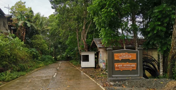 lake leonard mawab davao de oro registration booth and entrance