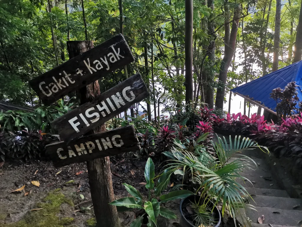 lake leonard mawab davao de oro fishing, camping and kayaking
