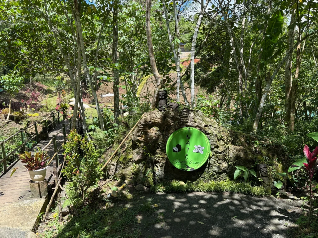Inato Forest Camp marilog davao entrance