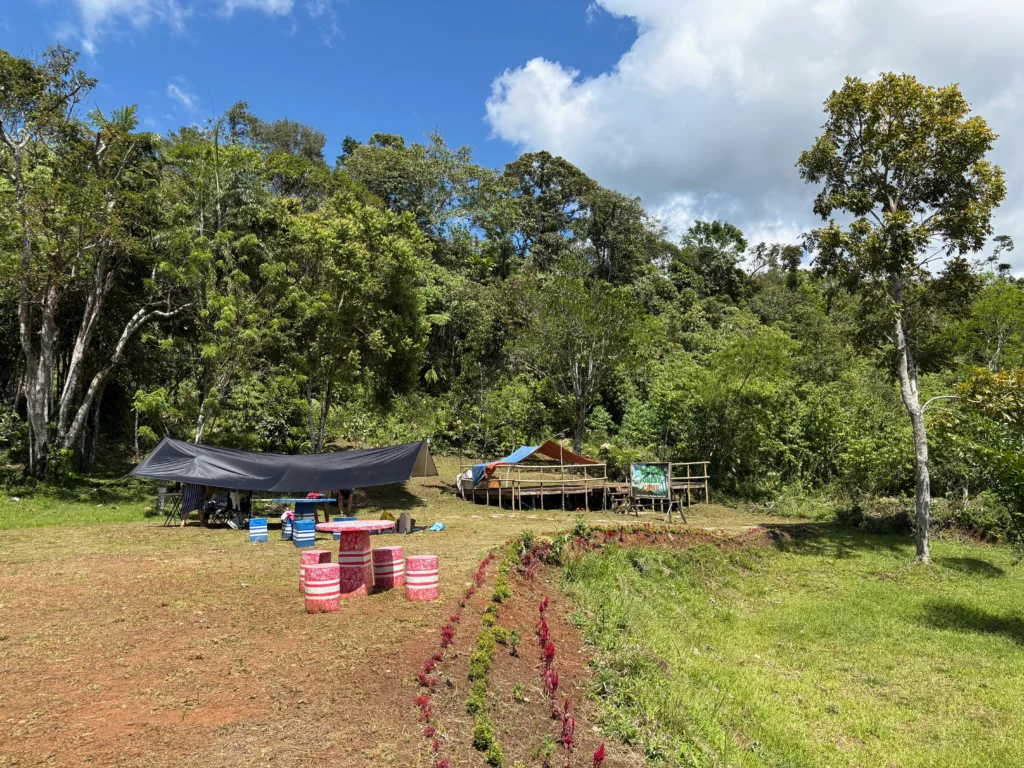 Inato Forest Camp marilog davao uphill tent camping site