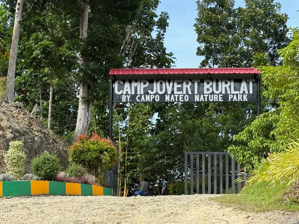 Camp Jovert Burlat New Corella entrance signage