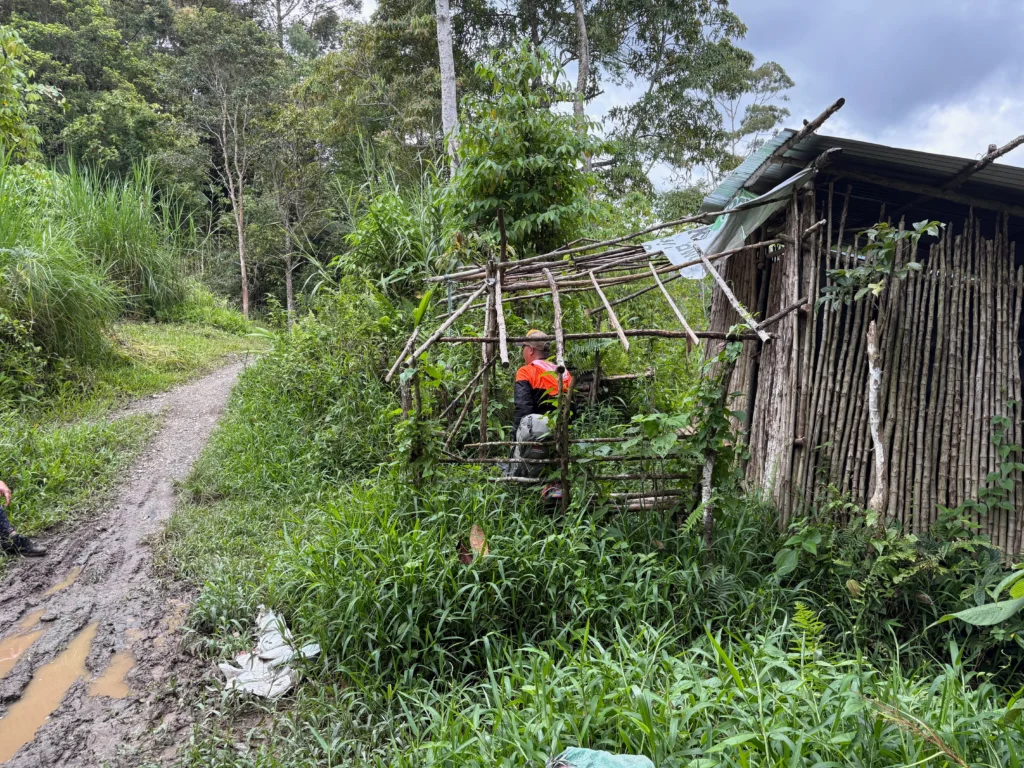 mt pinan-panan maragusan davao de oro junction of farm road to river