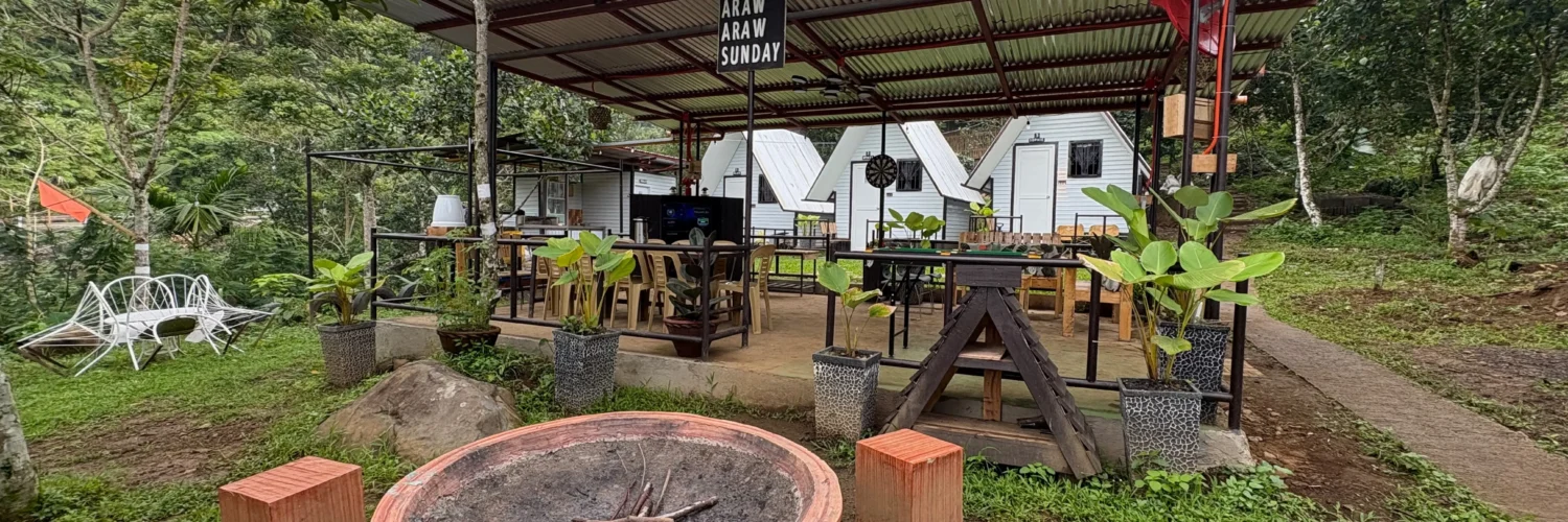 Araw Araw Sunday Family Camping Ground Baracatan Toril bonfire, recreation hall, camping grounds