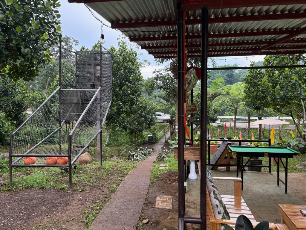 Araw Araw Sunday Family Camping Ground Baracatan Toril welcoming entrance, basketball, billards.
