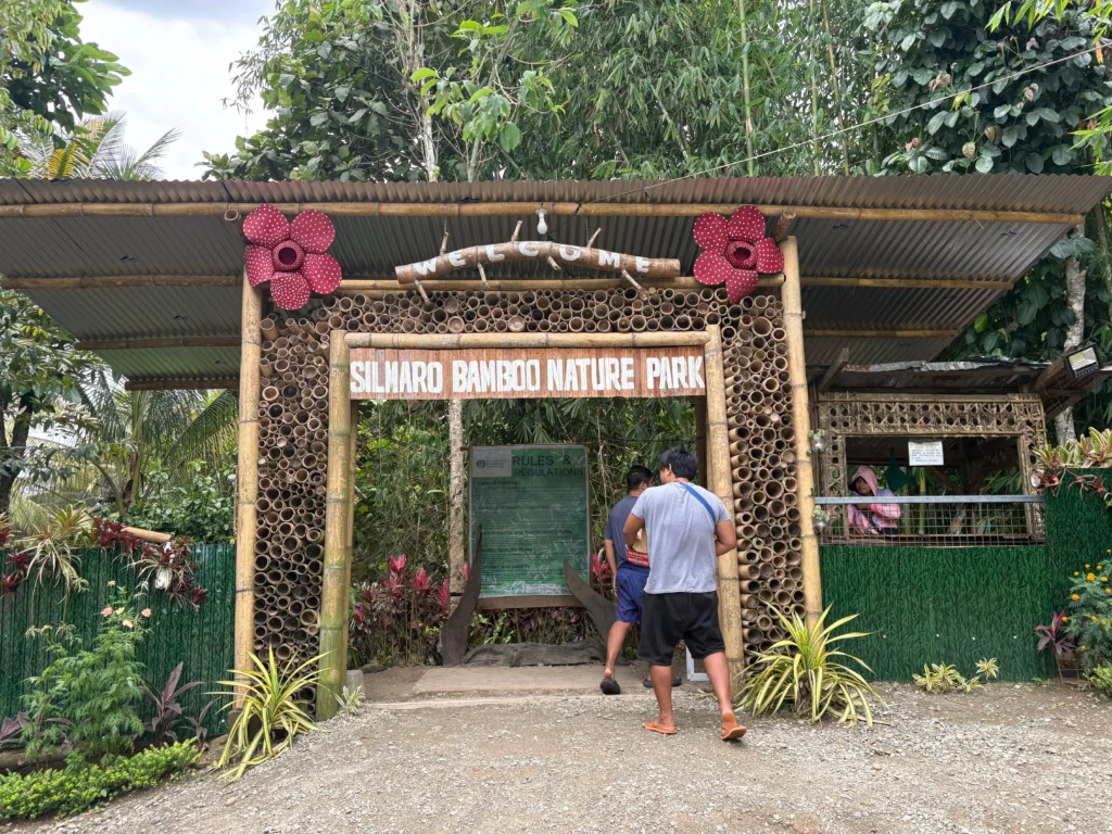 Silmaro Bamboo Nature Park Maragusan entrance signage