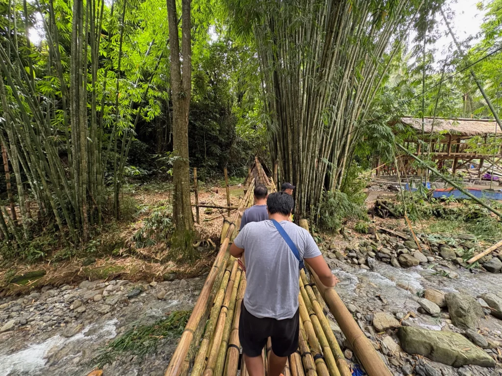 Silmaro Bamboo Nature Park Maragusan bamboo bridge