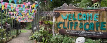 Gazebo Glass Bridge and Cliff's Cafe Balimba Hills Talaingod entrance signage