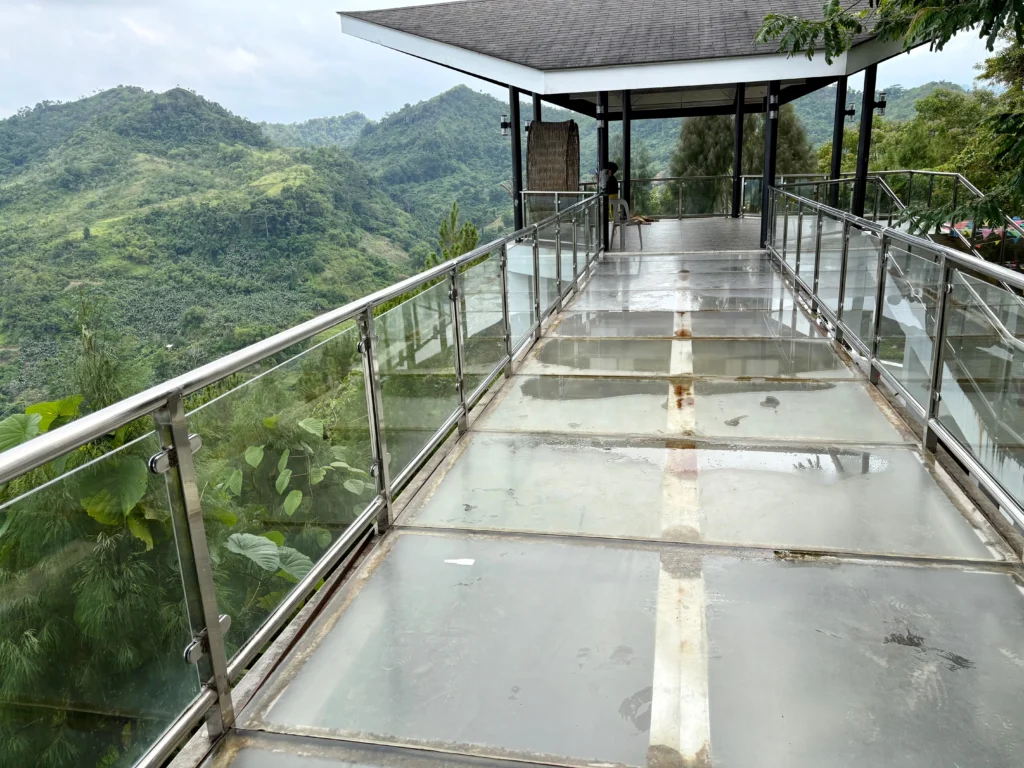 Gazebo Glass Bridge and Cliff's Cafe Balimba Hills Talaingod glass bridge