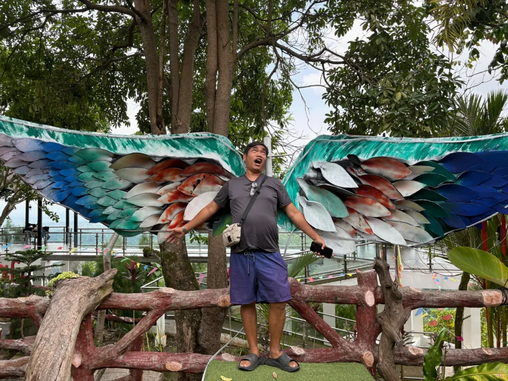 Gazebo Glass Bridge and Cliff's Cafe Balimba Hills Talaingod eagle wings