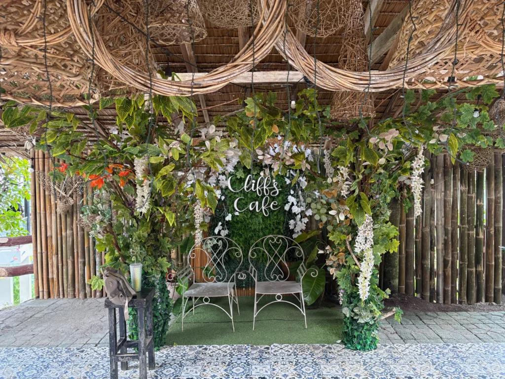 Gazebo Glass Bridge and Cliff's Cafe Balimba Hills Talaingod aesthetic decoration for picture taking