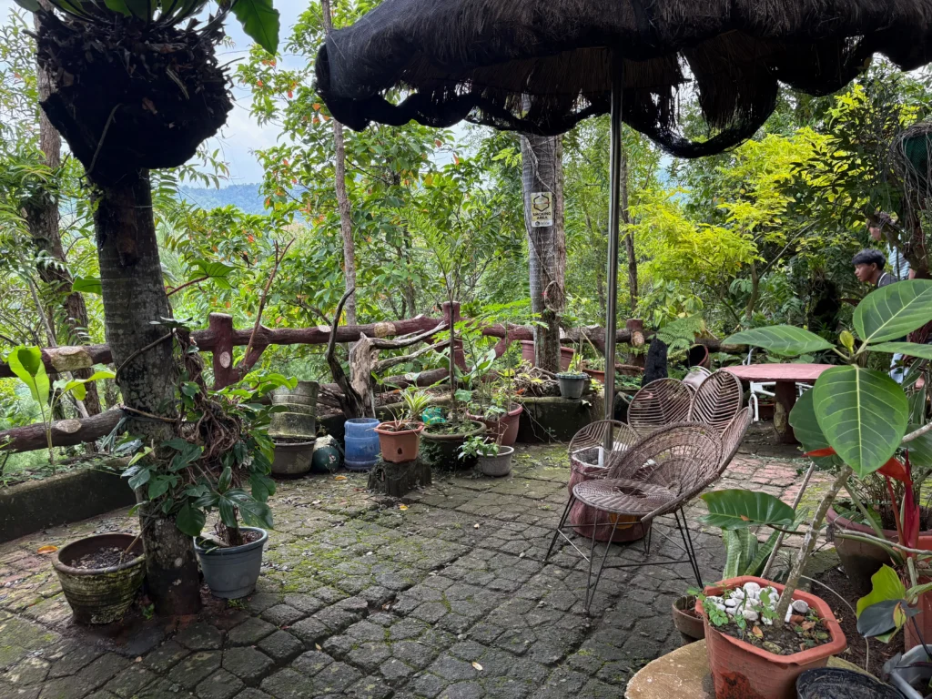 Gazebo Glass Bridge and Cliff's Cafe Balimba Hills Talaingod relaxing place with garden