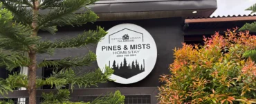 Pines and Mists Homestay Sitio Uraya, Talaingod signage