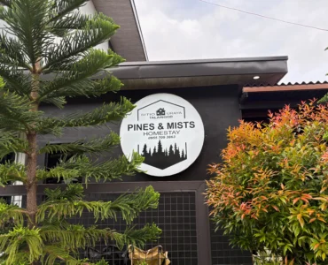Pines and Mists Homestay Sitio Uraya, Talaingod signage