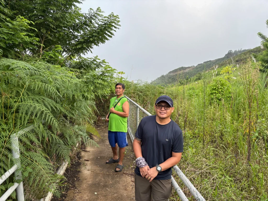Pines and Mists Homestay Sitio Uraya, Talaingod viewdeck across