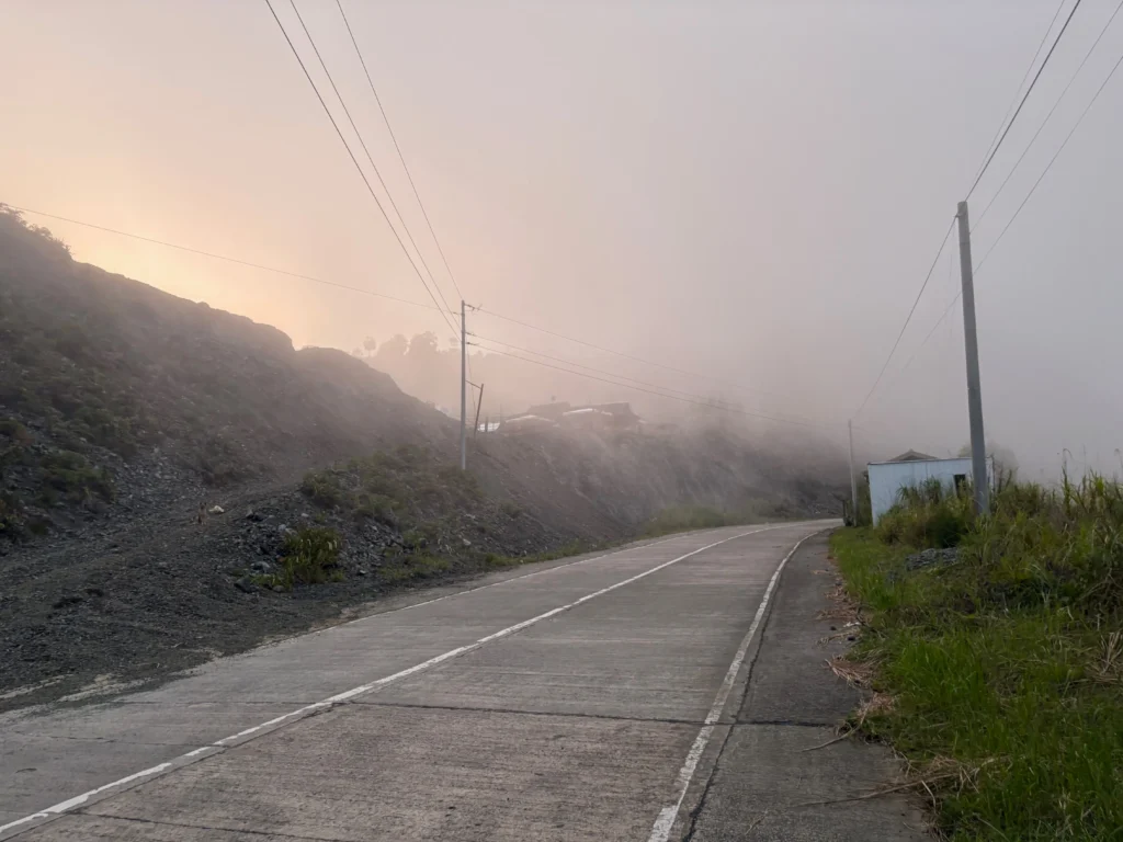 Sitio Uraya, Talaingod afternoon thick fogs