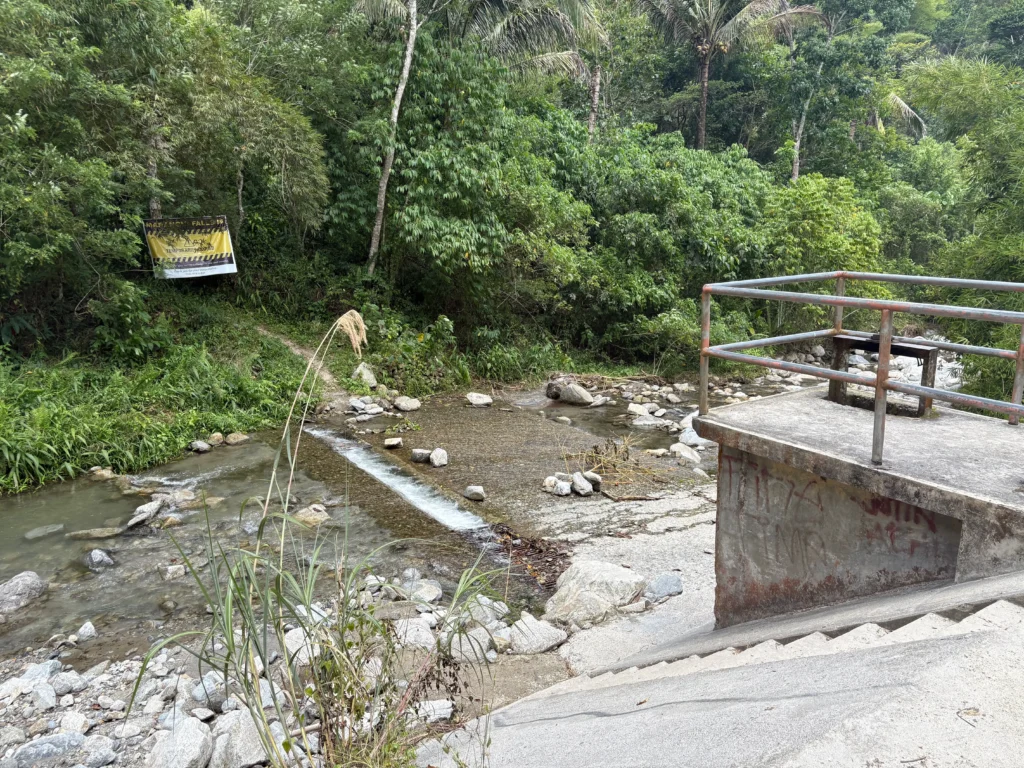 marangig falls maragusan davao de oro control dike and short trail