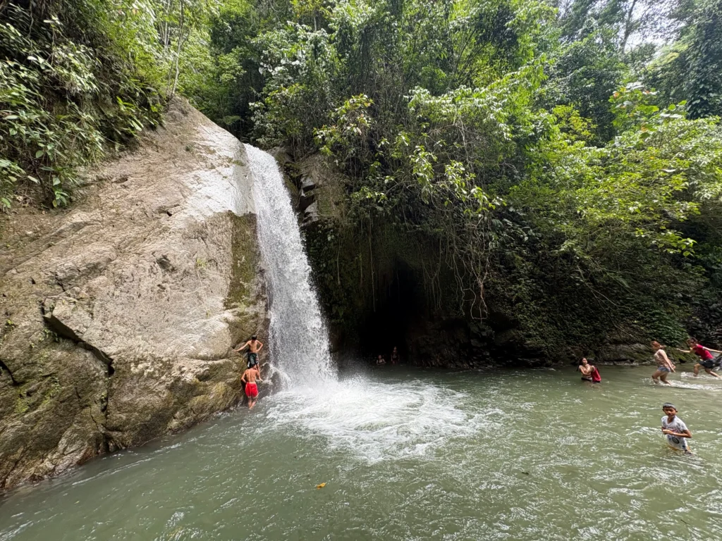 small cave beside marangig falls maragusan davao de oro