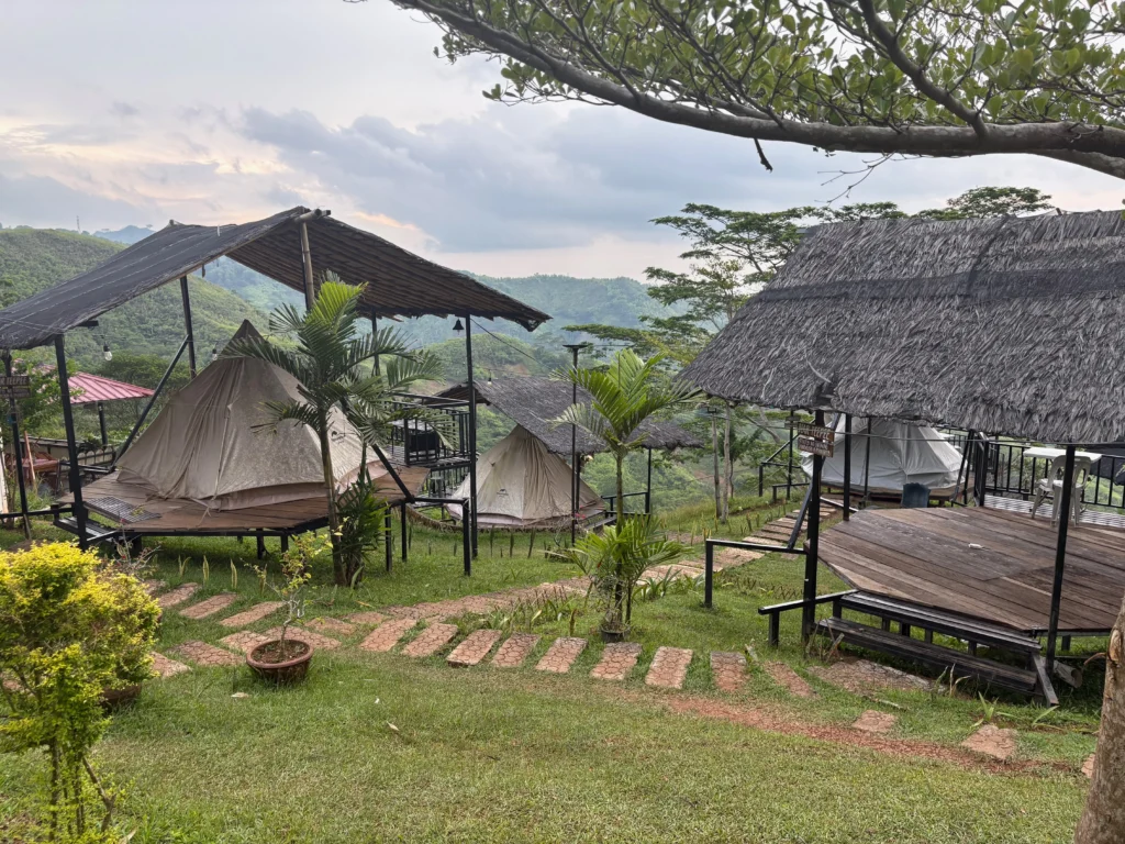 Blue Ridge Campsite Sitio Kabalansihan, Brgy. Sinuda, Kitaotao, Bukidnon tent camping and grounds.