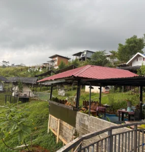 Blue Ridge Campsite Sitio Kabalansihan, Brgy. Sinuda, Kitaotao, Bukidnon the backview facing the ridges.