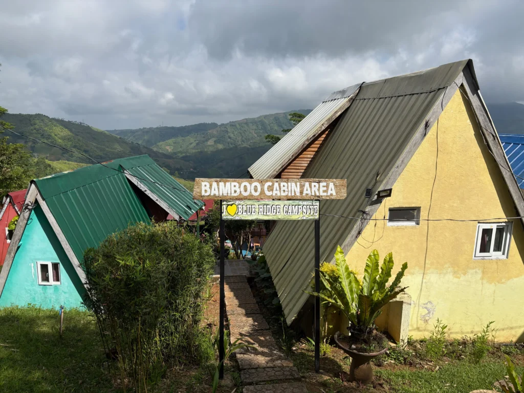 Blue Ridge Campsite Sitio Kabalansihan, Brgy. Sinuda, Kitaotao, Bukidnon bamboo cabin area for overnight stay.
